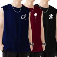 Baju Kaos Singlet Pria / Kaos Tanktop Pria Paketan ISI 3 MOT