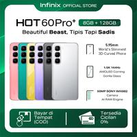 Infinix Hot 60 Pro+ 8/128GB - Up to 16GB Extended RAM - Helio G200 - 6.78 inch 1