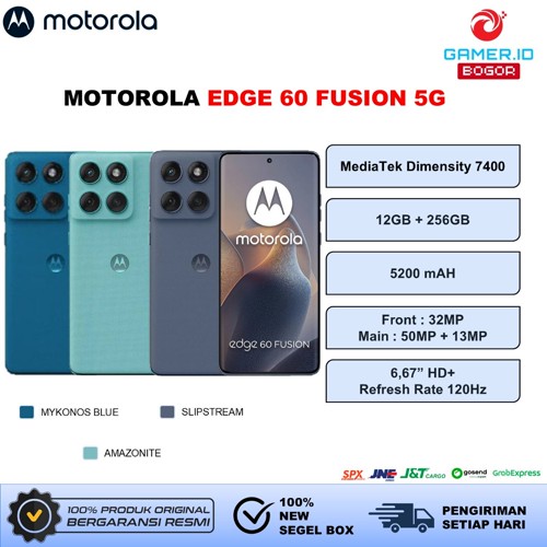 MOTOROLA EDGE 60 FUSION 5G 12GB 256GB - MOTO AI - MTK DIMENSITY 7400 - 4500 NITS