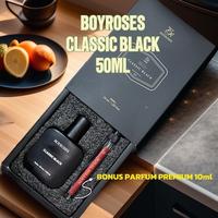 Eau De Perfume Boyroses Classic Black Parfum Pria Tahan Lama 50ml