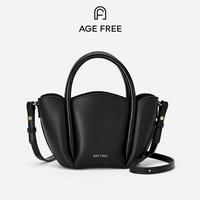 AGE FREE Tya Bag Mini Sling Bag Tas Wanita Tas Selempang Wanita Hitam  Berbentuk