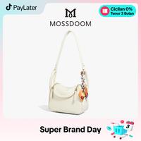 MOSSDOOM Tas Wanita Zenith Bag Bentuk Bantal Tas Bahu Tas Selempang Warna Solid