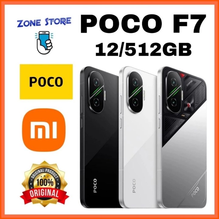 POCO F7 5G 12/512GB GARANSI RESMI XIAOMI POCO F7 (12/512GB)