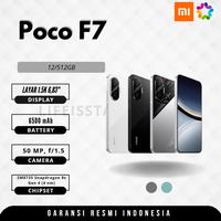 Xiaomi Poco F7 12/512GB Garansi Resmi Indonesia Layar 6.83" AMOLED 120Hz Baterai