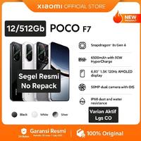 Xiaomi POCO F7 12/512Gb Segel Resmi No Repack Snapdragon 8s Gen 4 6500mAh 90W Hy
