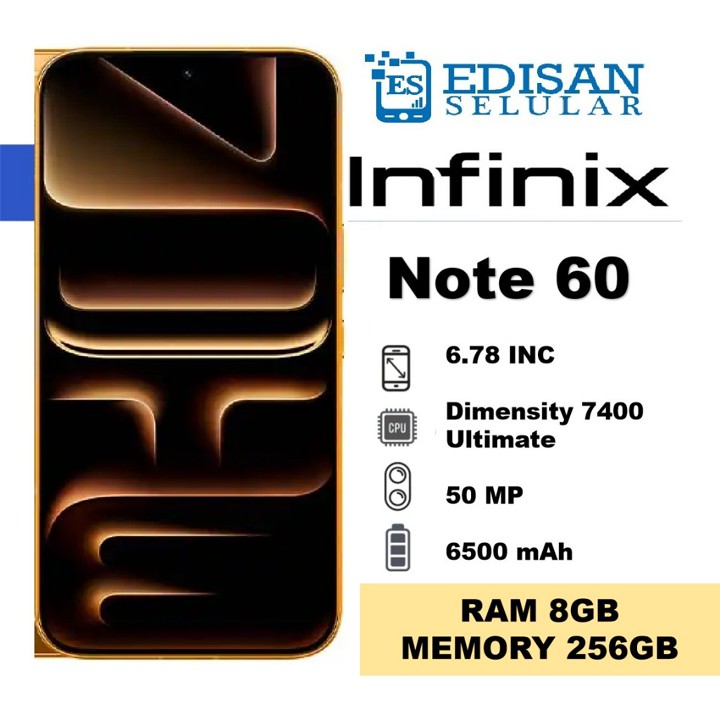 INFINIX NOTE 60 [8/256GB] GARANSI RESMI