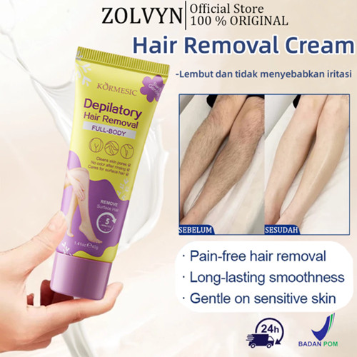 ZOLVYN Hair Removal cream Krim penghilang bulu ketiak krim Armpit penghilang bul