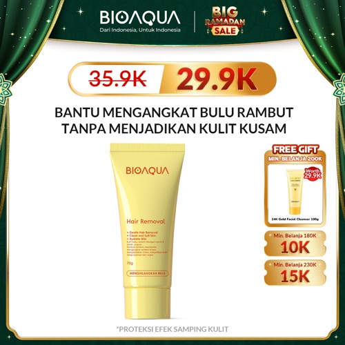 BIOAQUA Hair Removal Moisturizing Krim Perontok Bulu Ketiak Non-irritating Peron