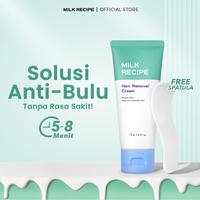 Milk Recipe Hair Removal Cream 70gr - Krim Perontok Bulu Ketiak dan Bulu Lainnya