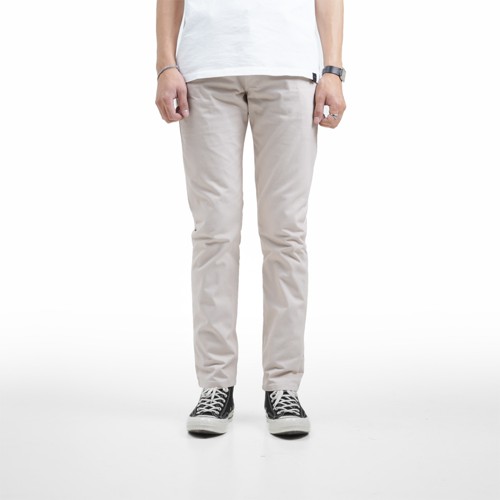 Volkvog Jeans Celana Panjang Chino Larissa Pria Slimfit Cream