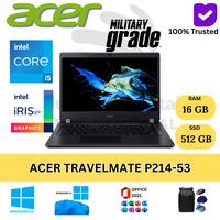 ACER TRAVELMATE P214-53 CORE i5-1135G7 RAM 16GB SSD 512 IRIS