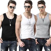 PAKET 3 PCS KAOS SINGLET PRIA  DEWASA POLOS BAHAN COTTON tre