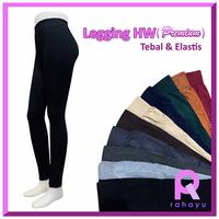 Legging Panjang High Waist Premium / Celana Legging High Wai
