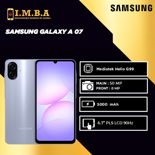 Samsung Galaxy A07  4G 4/64GB | 4/128GB | 6/128GB | 8/256GB 