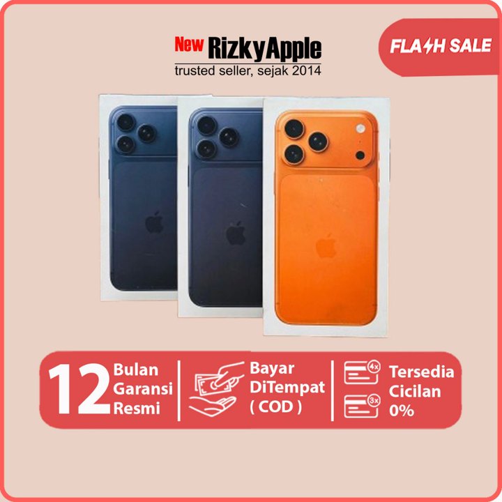 Apple iPhone 17 Pro / 17 Pro Max 256GB 512GB 1TB 2TB Garansi Resmi Apple Indones