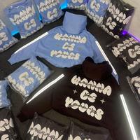PRMNT | HODDIE BOXY ZIPPER PUFFINK WANNA BE YOURS UNISEX