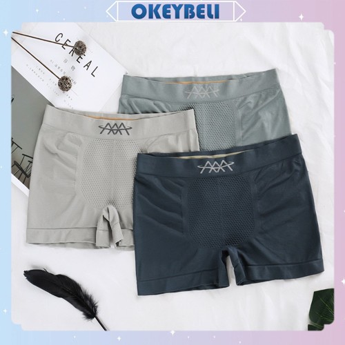 •OKEY BELI•BX355 Boxer Pria Cowok Lelaki Motif Polos Daleman Celana Dalam Murah
