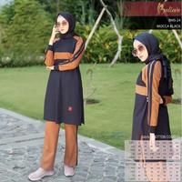 Setelan Olahraga Muslimah + Believe BMS 24 + Baju Olahraga W