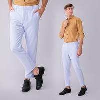MIFASA | CELANA SLIMFIT PRIA-Putih | Panjang 100cm | Kantor 
