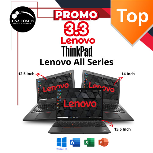 Laptop Lenovo Thinkpad Core i5 | RAM 4GB / 8GB / 16GB | SSD 