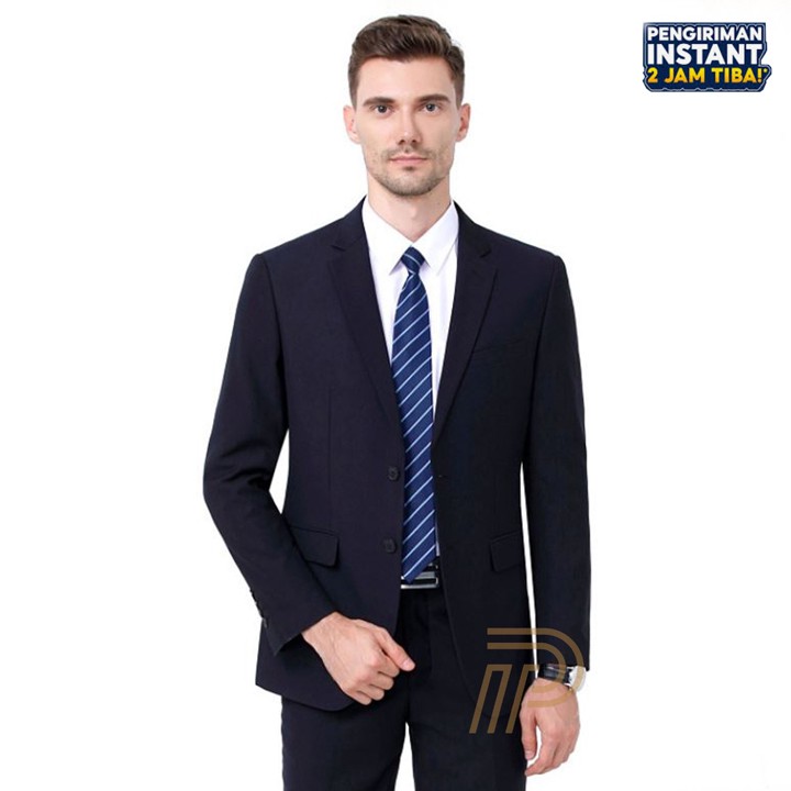 Parayu - Jas Blazer Vali Jas Pria Formal Kancing Dua Slim Fit