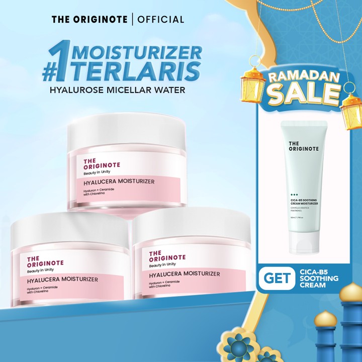 The Originote Hyalucera Moisturizer Gel Pelembab Wajah Ceram