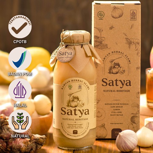 SATYA Jus Bawang Putih Tunggal Jahe Merah Lemon Madu Hutan C