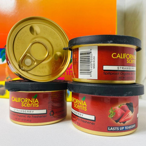 California Scents Car Perfume Parfum Mobil Organic Can, Aroma Terapi, Air Freshener, Pengharum Ruangan Parfum Mobil