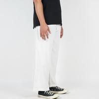 Dailyoutfits Celana Linen Pria Ankle Cropped Putih Unisex Pr