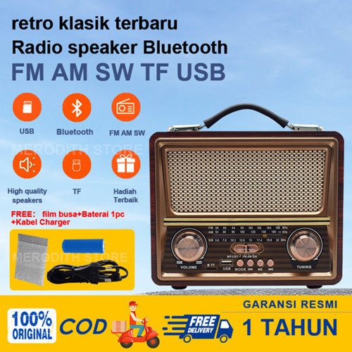 2055 radio bluetooth speaker Portable Radio FM AMSW 3Band TF USB internasional radio jadul bluetooth