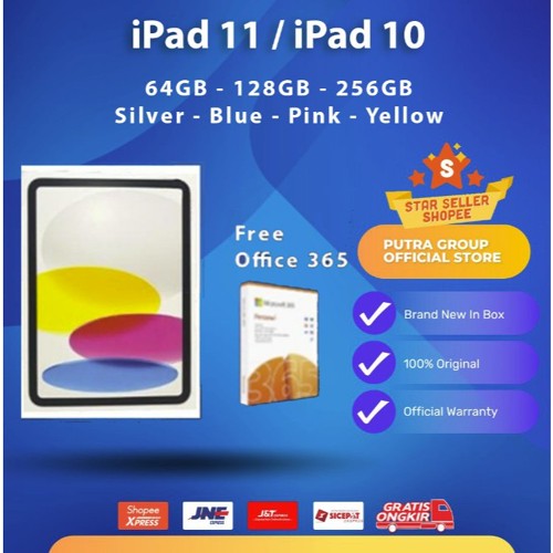 iPad 11 10 64GB 128GB 256GB 512GB iPad 11th Gen 10th Gen 10.9" Blue Yellow Silve