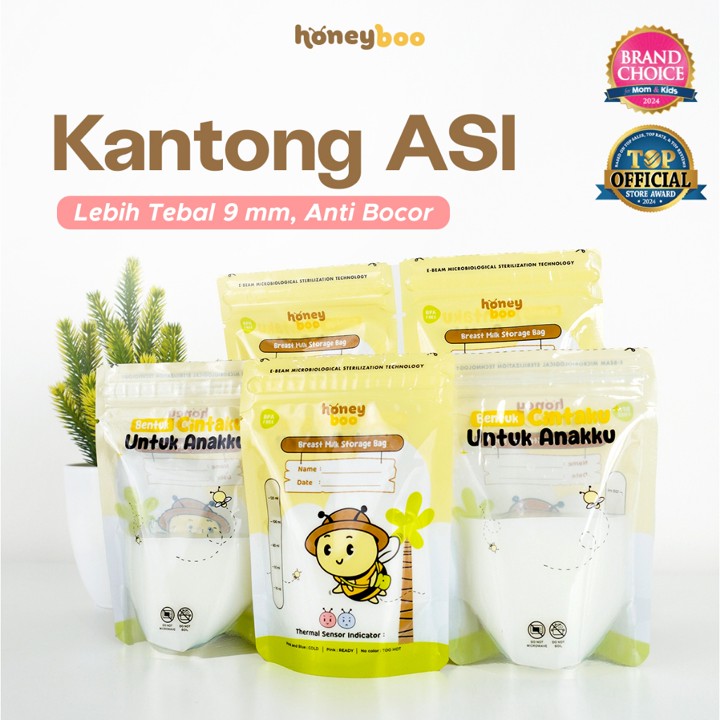 Honey Boo - Plastik Kantong ASI Breast Milk Kemasan 120ml