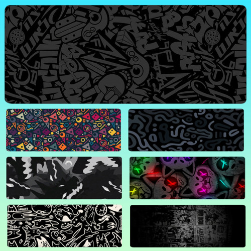 80*30cm Mouse Pad Anti Selip Desk Mat Large MousePad Komputer Long Mouse Pad Graffiti RAN