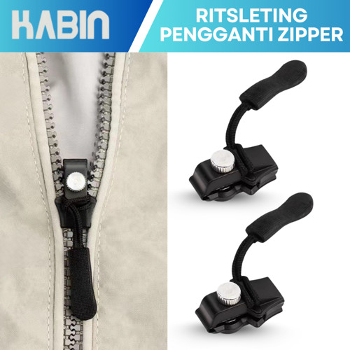 10pcs Universal Instant Zipper ZIPPER JAKET WATERPROOF/ANTI AIR / KEPALA RESLETING PATAH /AKSESORIS TAS Ritsleting Pengganti Zipper