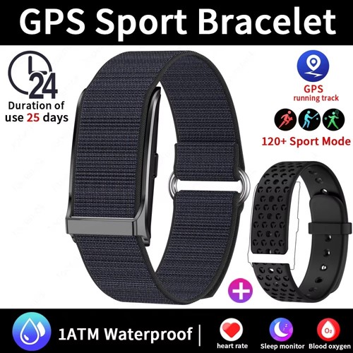 LIGE Gelang Cerdas Tanpa Layar Smartwatch Jam Tangan Cerdas Pemantauan Tekanan Darah Pelacakan Kebugaran Gelang Cerdas Olahraga Tahan Air Gelang Cerdas Untuk Pria Dan Wanita