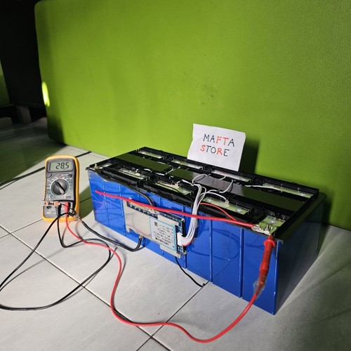 Baterry Lifepo4 24v 100ah Grade A Kondisi cell terbaik (Pack