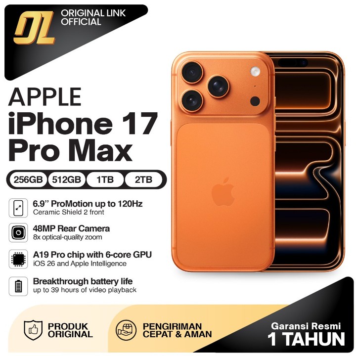 iPhone 17 Pro Max [256GB] [512GB] [1TB] [2TB]