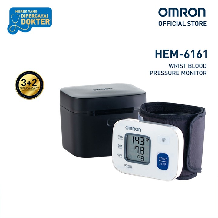 Omron Wrist Blood Pressure Monitor HEM 6161