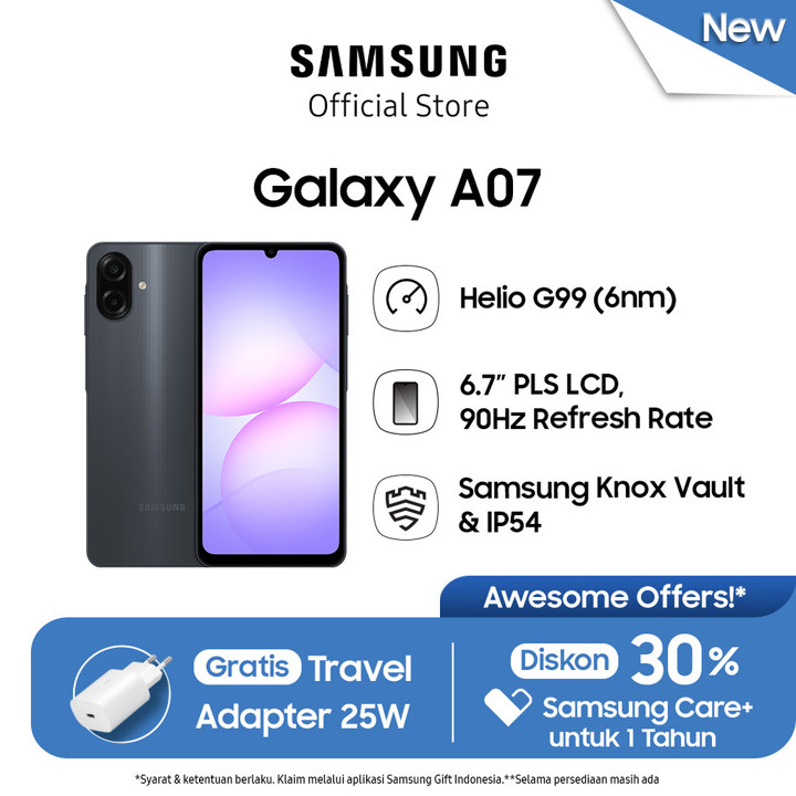 Samsung Galaxy A07 4/128GB - Black