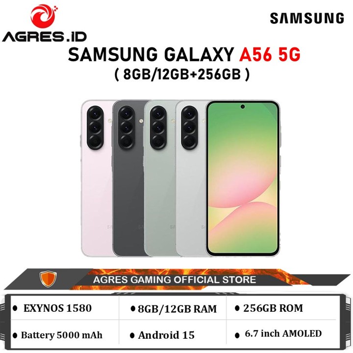 Samsung Galaxy A56 5G 8GB/256GB I 12GB/256GB Garansi Resmi S