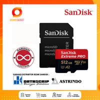 Micro SD 512GB Sandisk Extreme Pro Speed up to 200Mb/s -Orig