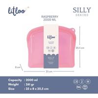 Travelkk- Litloo - Special Edition Silly Series X Ceritakateje Silicone Pouch | Pouch Silikon Multifungsi | Pouch Serbaguna Pompa Asi Botol Susu | Fridge Hack