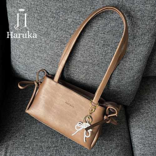 HARUKA Tas Bahu Wanita Momo Totebag Terbaru dengan Desain Elegan dan Tali Bahu y