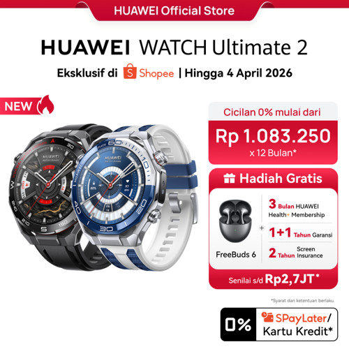 [KINI HADIR] HUAWEI WATCH Ultimate 2 Smartwatch | Ultra Reli