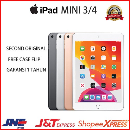 (COD)APPAPPLE  Ipad Mini 4 5 Wifi Only 7.9 Inch A7 Wifi Only Kondisi Mulus  SECO