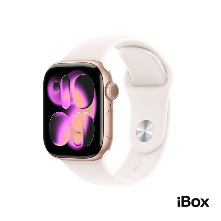 Apple Watch Series 11 GPS, Rose Gold Aluminium Case with Lig