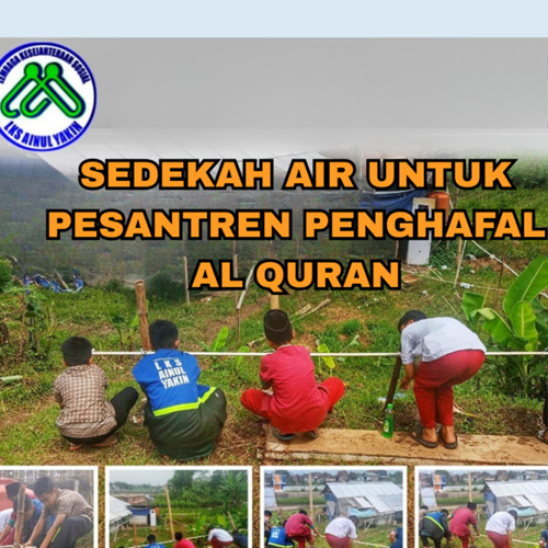 sedekah air untuk pesantren amal jariyah yang tidak terputus