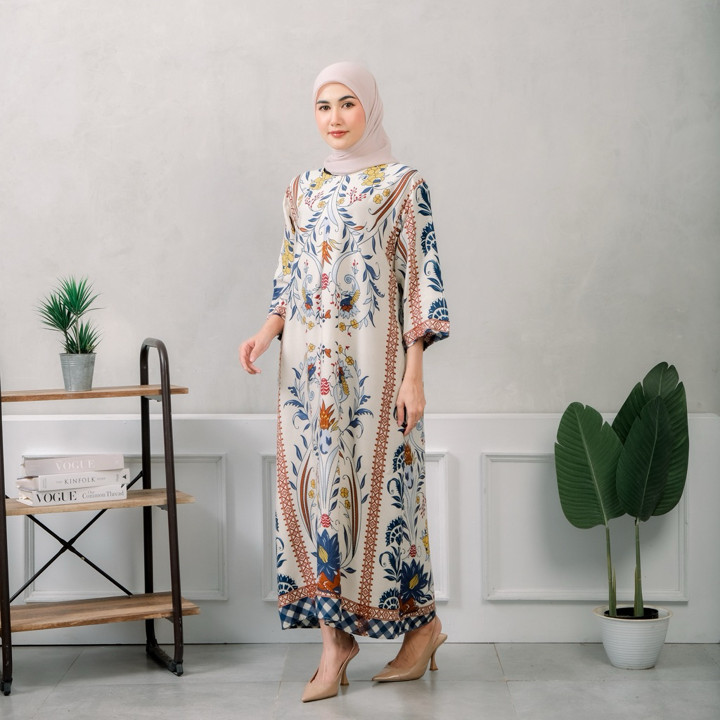 Mkmikaylaaa Daster Motif Lengan 3/4 Rayon Premium Bumil Busui Part 1