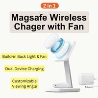 MagSafe 2-in-1 Pengisi Daya Wireless dengan CryoBoost & Kipa