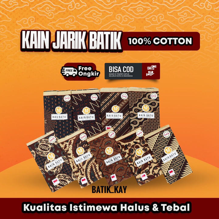 Kain batik MODERN 45 - jarik jawa asli - kain batik panjang - samping panjang tebal lembut - jarik ibu melahirkan -sprei- samping kebat panjang - kain batu panjang tebal - TIDAK LUNTUR-Jarik Batik untuk Hadiah - selimut - gendong bayi - GROSIR DAN ECERAN